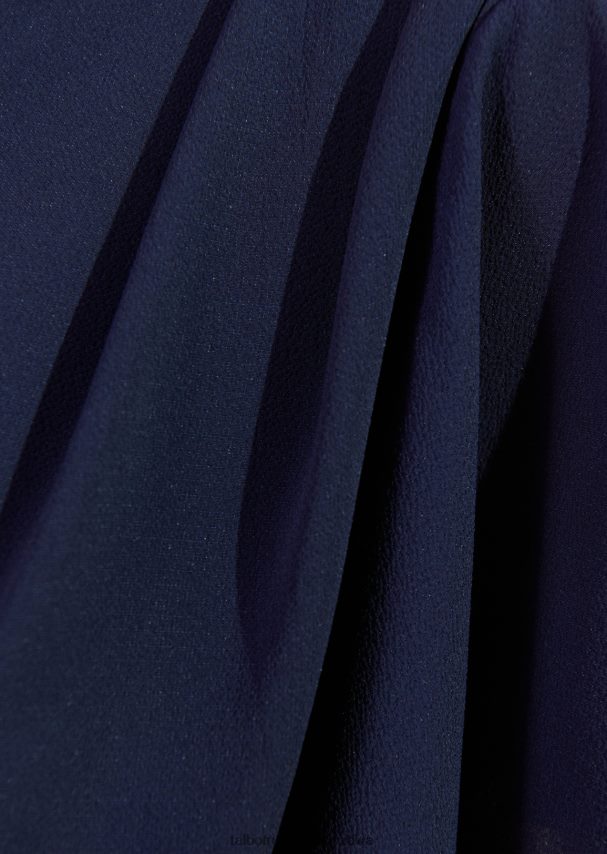 Talbot Runhof odzież błękit armady kobiety sukienka dzienna Godfrey1 0RPB2J247