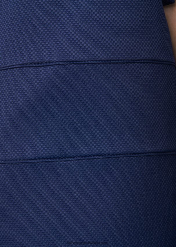 Talbot Runhof odzież błękit armady kobiety sukienka dzienna colman11 0RPB2J217