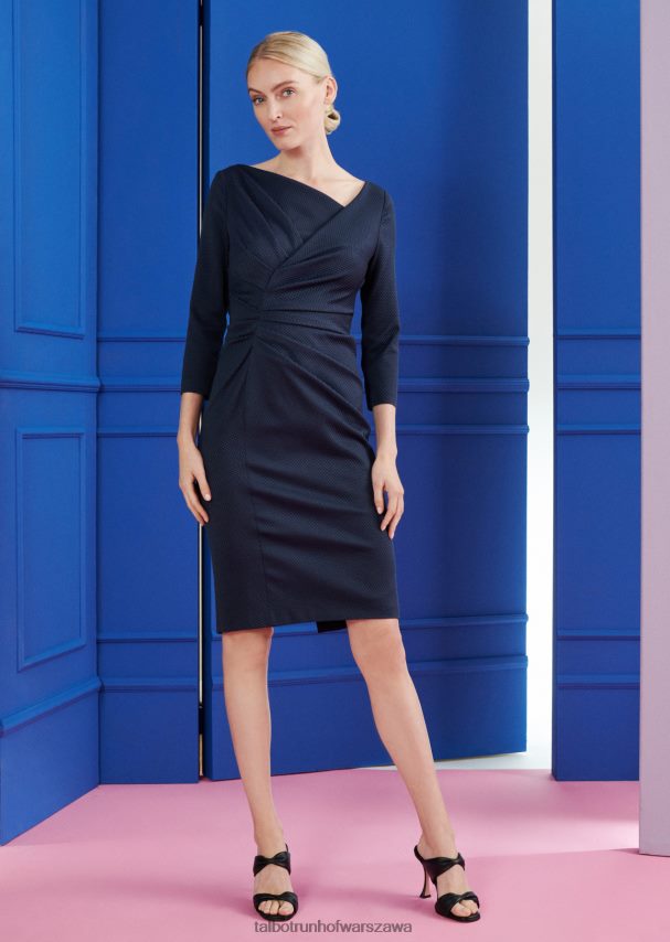 Talbot Runhof odzież błękit armady kobiety sukienka dzienna honor3 0RPB2J220 Talbot Runhof odzież błękit armady kobiety sukienka dzienna honor3 0RPB2J220