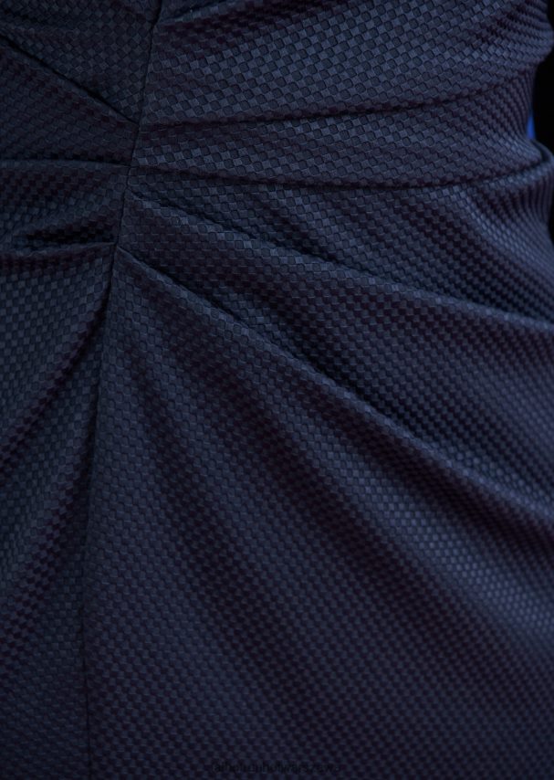 Talbot Runhof odzież błękit armady kobiety sukienka dzienna honor3 0RPB2J220