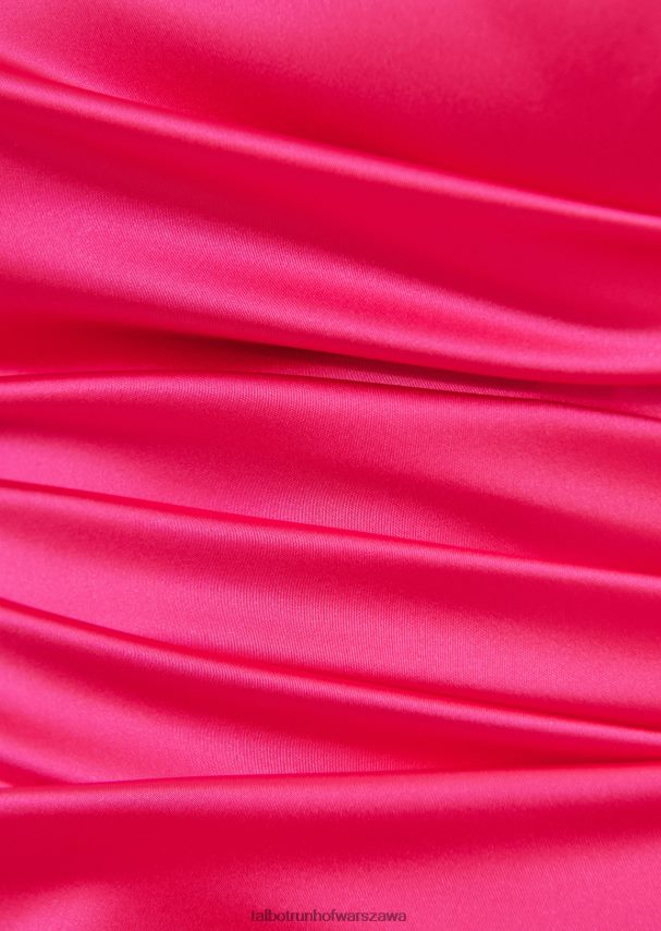 Talbot Runhof odzież begonia różowa kobiety sukienka koktajlowa komoe3 0RPB2J239