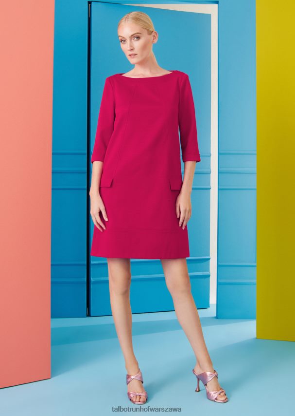 Talbot Runhof odzież herbaciany róż kobiety sukienka dzienna Bontu2 0RPB2J203