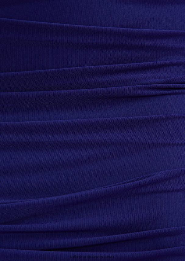 Talbot Runhof odzież kobaltowy błękit kobiety sukienka koktajlowa goji2 0RPB2J165