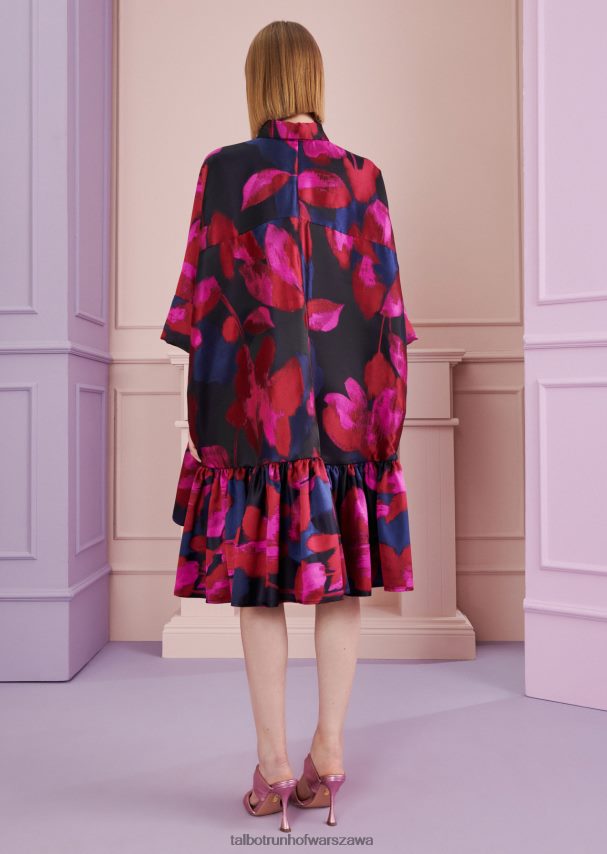 Talbot Runhof odzież królewski granat kobiety sukienka codzienna rosalva6 0RPB2J156