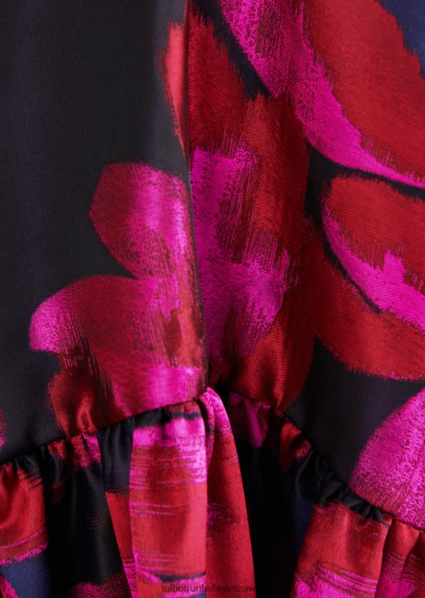 Talbot Runhof odzież królewski granat kobiety sukienka codzienna rosalva6 0RPB2J156