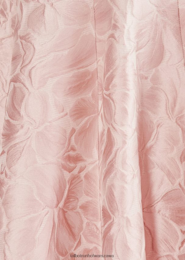 Talbot Runhof odzież marmurkowa róża kobiety sukienka koktajlowa korbut22 0RPB2J201