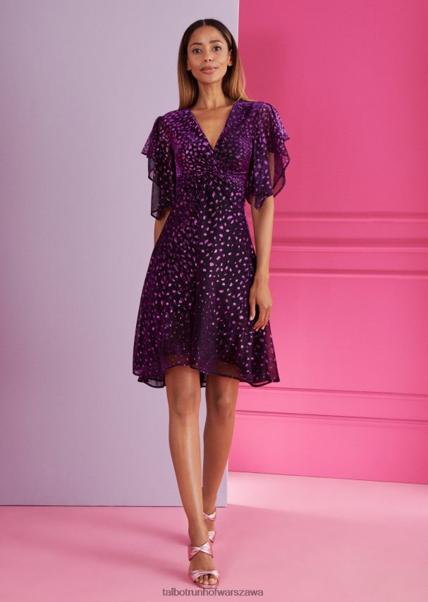 Talbot Runhof odzież morwa kobiety sukienka koktajlowa golambini4 0RPB2J225