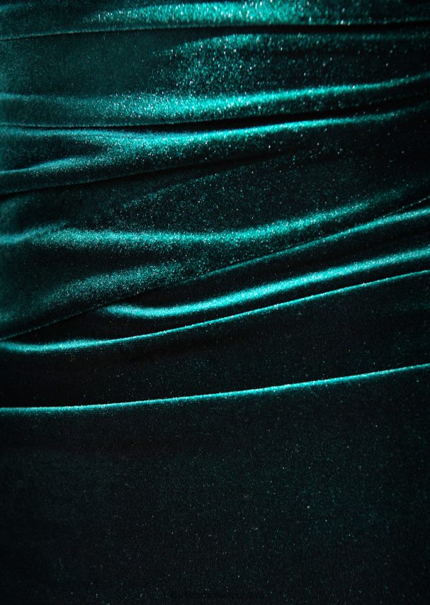 Talbot Runhof odzież myśliwska zieleń kobiety sukienka koktajlowa gomyway1 0RPB2J245