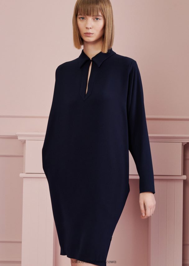 Talbot Runhof odzież niebieska północ kobiety sukienka dzienna cosmos4 0RPB2J172