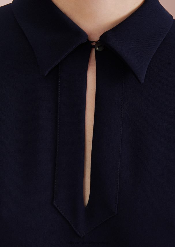 Talbot Runhof odzież niebieska północ kobiety sukienka dzienna cosmos4 0RPB2J172