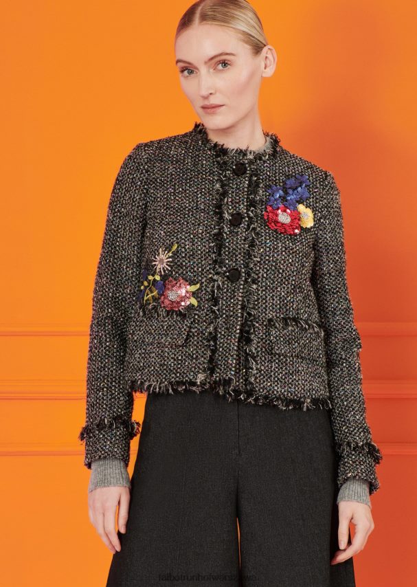 Talbot Runhof odzież czarny kobiety kurtka kusmi2 0RPB2J349