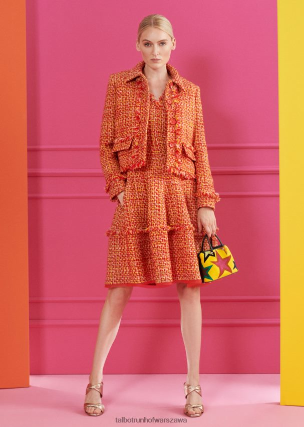 Talbot Runhof odzież tygrysioczerwony kobiety kurtka hulda2 0RPB2J364