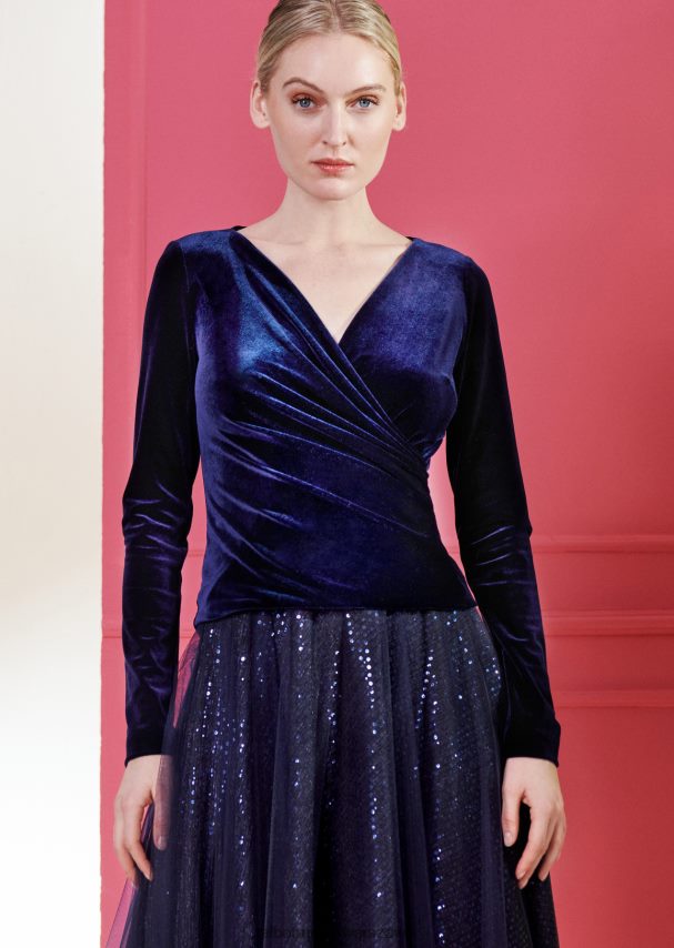 Talbot Runhof odzież błękit księżyca kobiety górna kasjopeja5 0RPB2J317