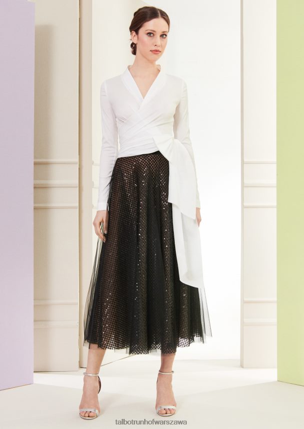 Talbot Runhof odzież biały kobiety najlepsze naxos1 0RPB2J321