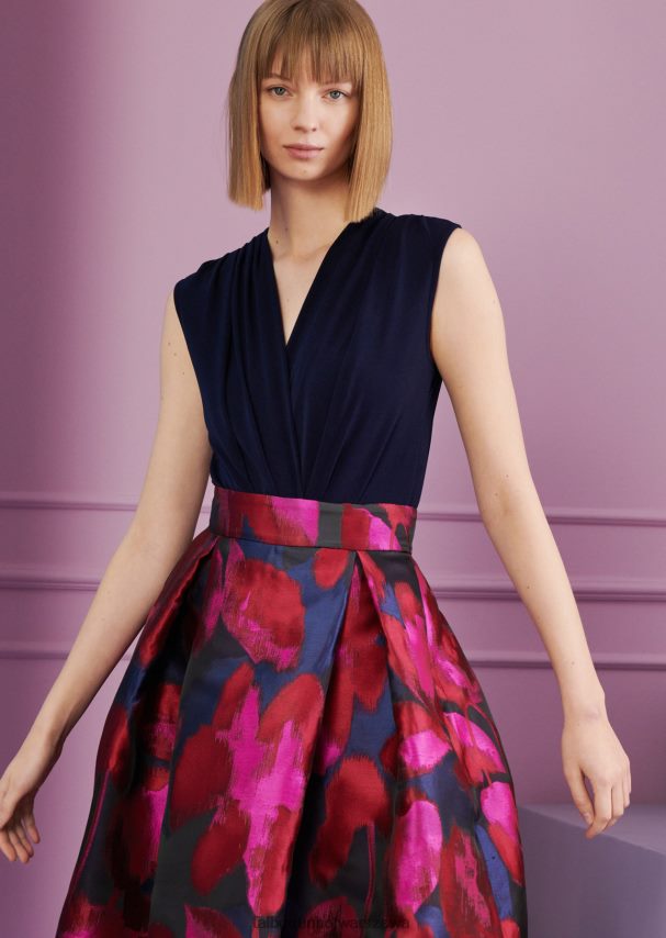 Talbot Runhof odzież marynarka królewska kobiety zatoka korpusu 1 0RPB2J290