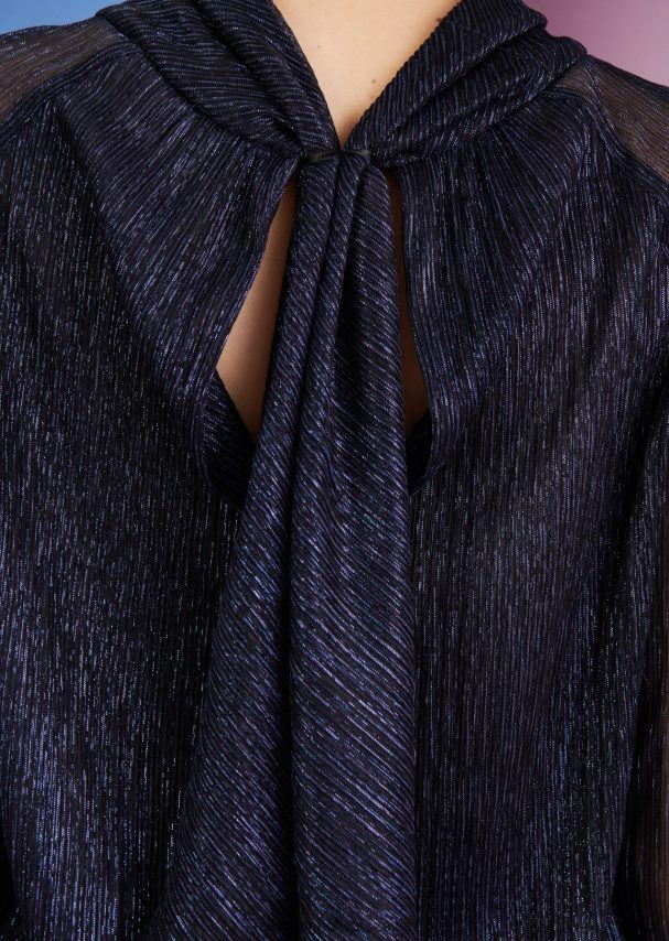 Talbot Runhof odzież marynarski błękit kobiety górna aureola 1 0RPB2J296