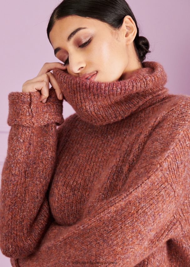 Talbot Runhof odzież różowe złoto kobiety sweter marlasweater1 0RPB2J279