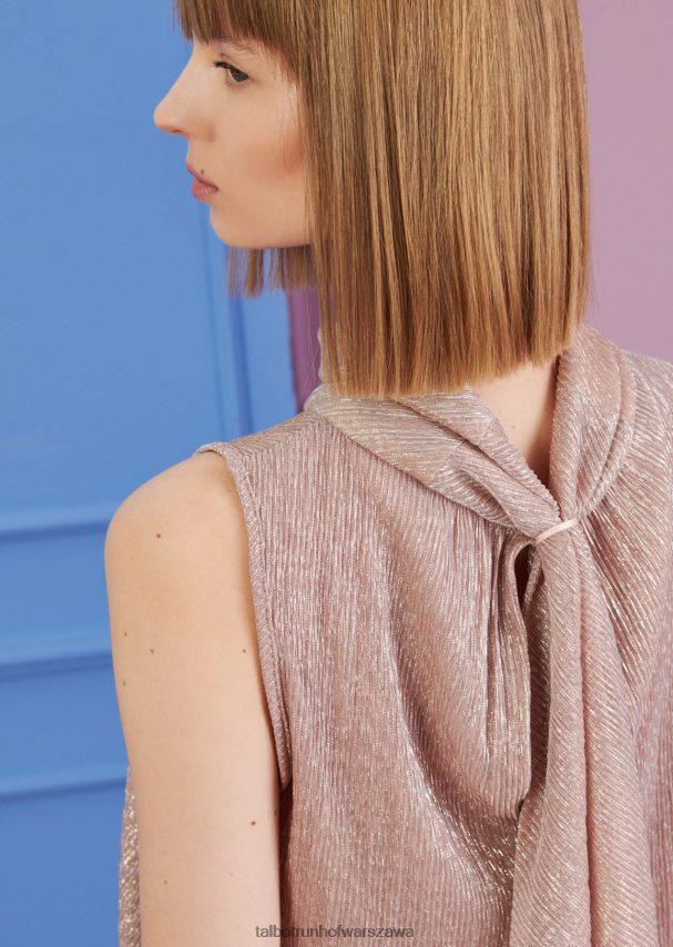 Talbot Runhof odzież rumieniec róż kobiety górna aureola 3 0RPB2J281