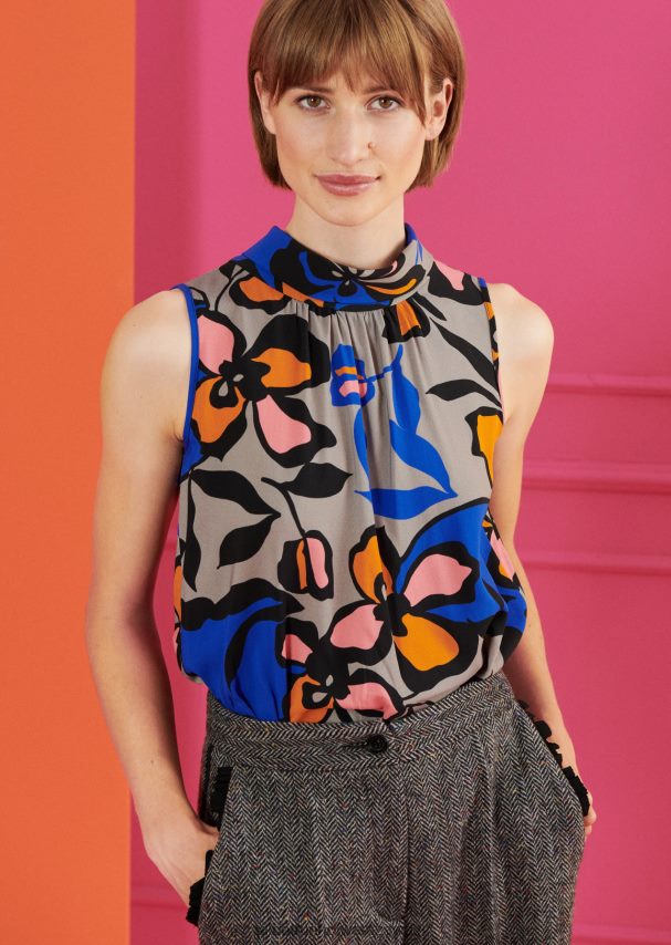 Talbot Runhof odzież szary kobiety górna aureola2 0RPB2J310