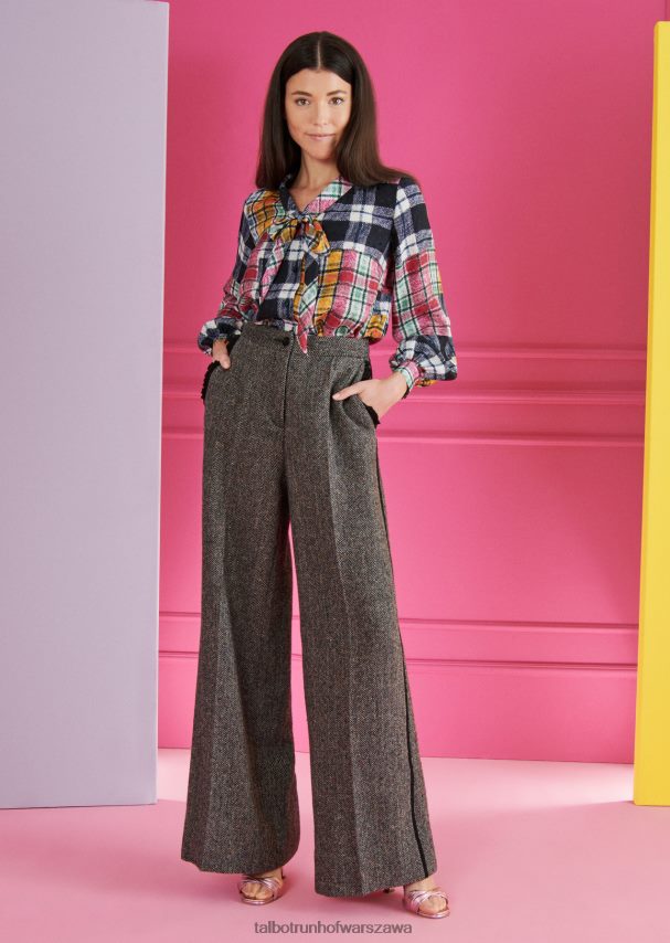 Talbot Runhof odzież wielobarwność kobiety bluzka habana1 0RPB2J311