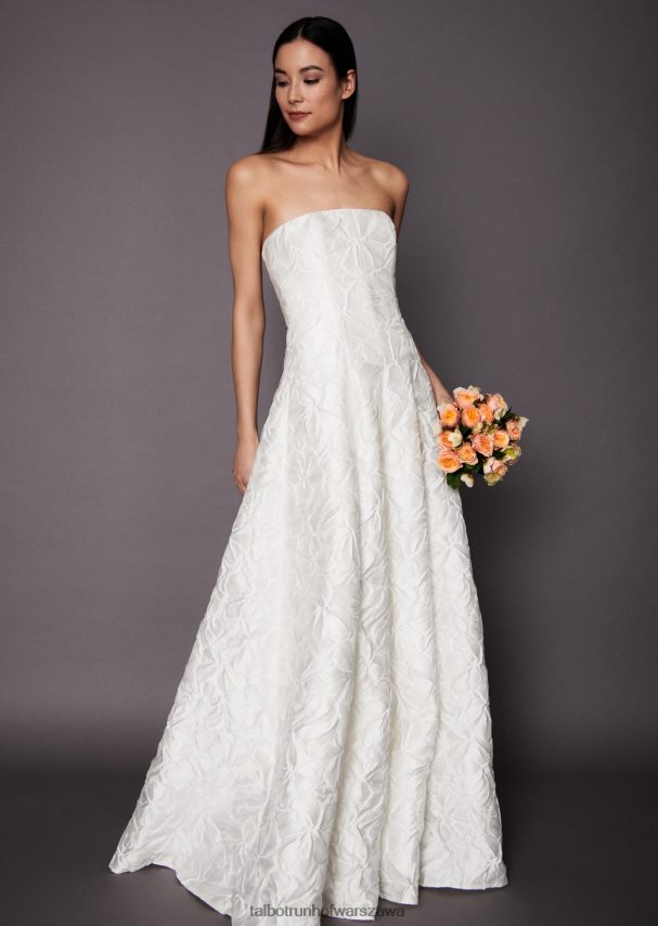 Talbot Runhof odzież biały kobiety suknia ślubna colatina1 0RPB2J391