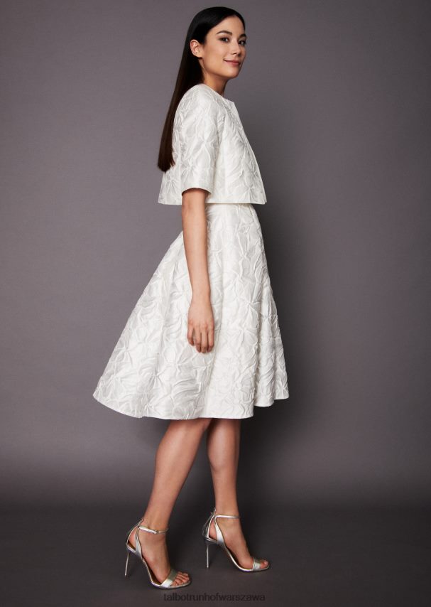 Talbot Runhof odzież biały kobiety suknia ślubna torin9 0RPB2J393