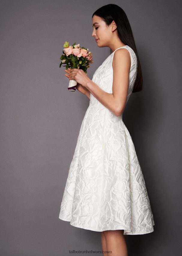 Talbot Runhof odzież biały kobiety suknia ślubna torin9 0RPB2J393