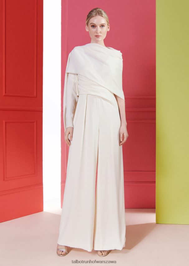 Talbot Runhof odzież biały kobiety ukradł kasę1 0RPB2J376