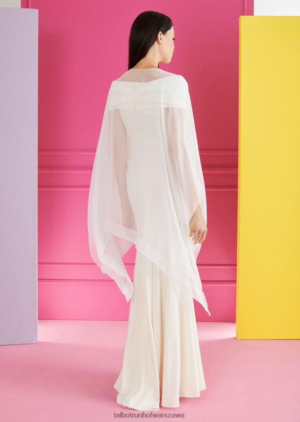 Talbot Runhof odzież biały kobiety ukradł wskazówkę 11 0RPB2J375