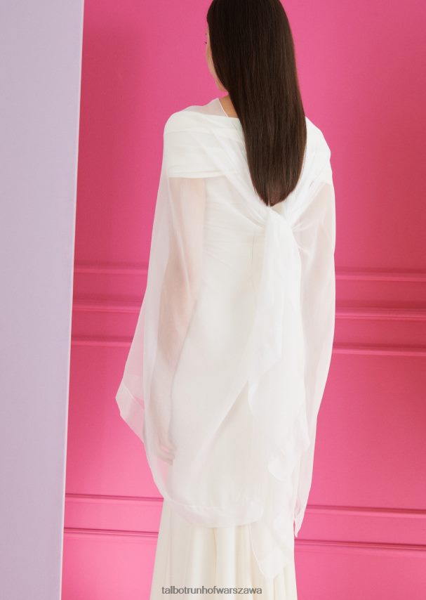 Talbot Runhof odzież biały kobiety ukradł wskazówkę 11 0RPB2J375