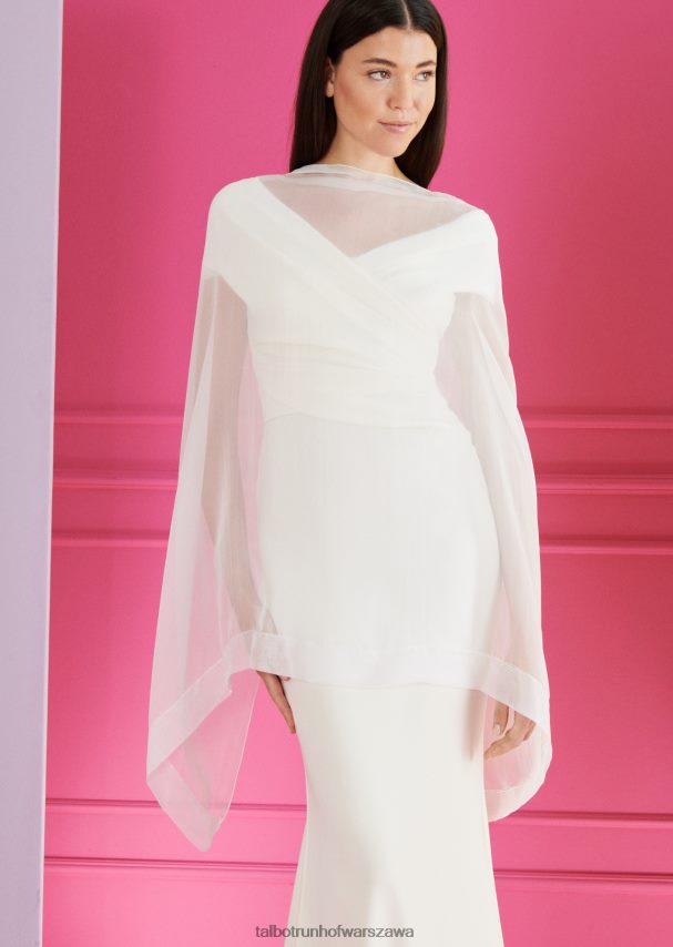 Talbot Runhof odzież biały kobiety ukradł wskazówkę 11 0RPB2J375