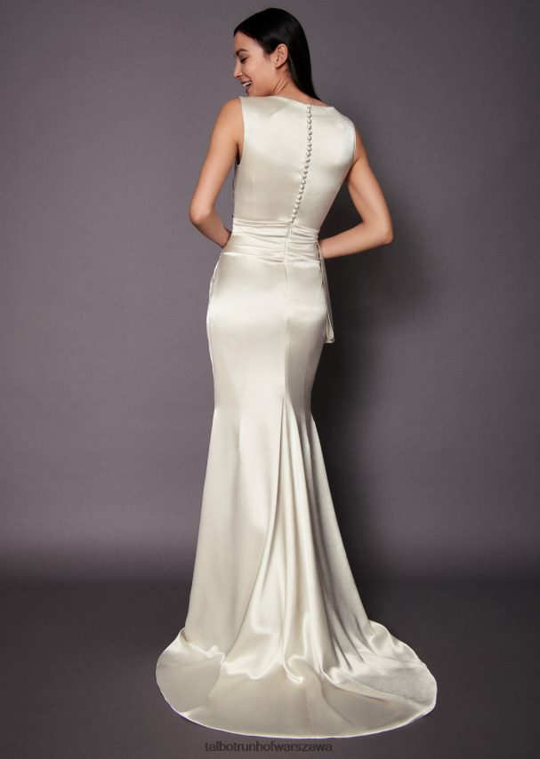 Talbot Runhof odzież kość słoniowa kobiety suknia ślubna bosworth6 0RPB2J387