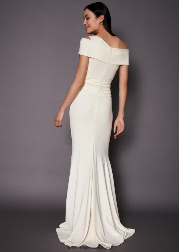 Talbot Runhof odzież kość słoniowa kobiety suknia ślubna bozza1 0RPB2J380