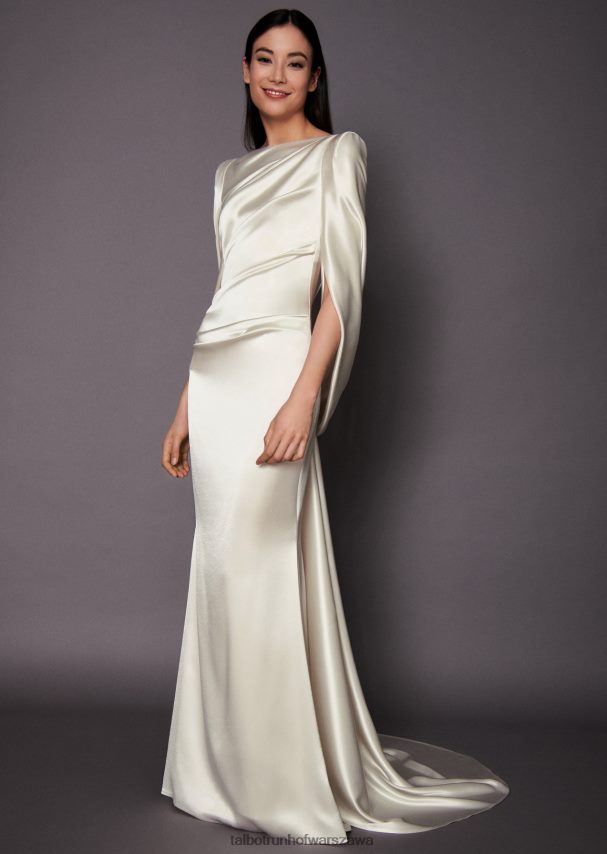 Talbot Runhof odzież kość słoniowa kobiety suknia ślubna colden1 0RPB2J383