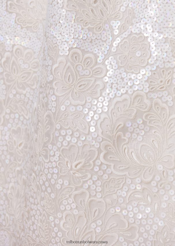 Talbot Runhof odzież kość słoniowa kobiety suknia ślubna godleik1 0RPB2J379