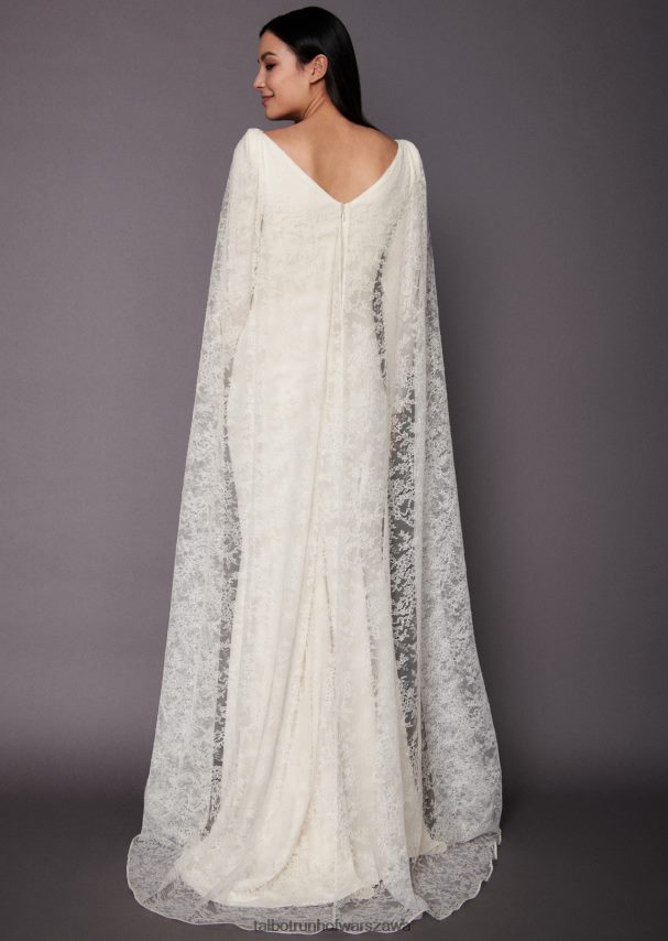 Talbot Runhof odzież kość słoniowa kobiety suknia ślubna pollinium18 0RPB2J385