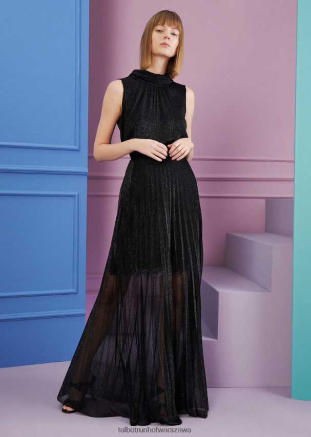 Talbot Runhof odzież czarny kobiety spódnica maxi keks2 0RPB2J343