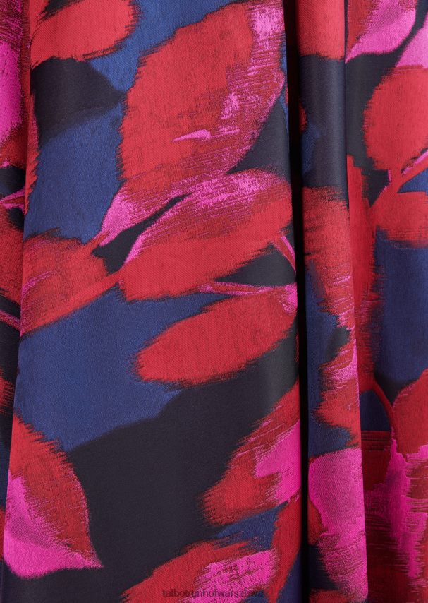 Talbot Runhof odzież królewski granat kobiety długa spódnica celola10 0RPB2J339