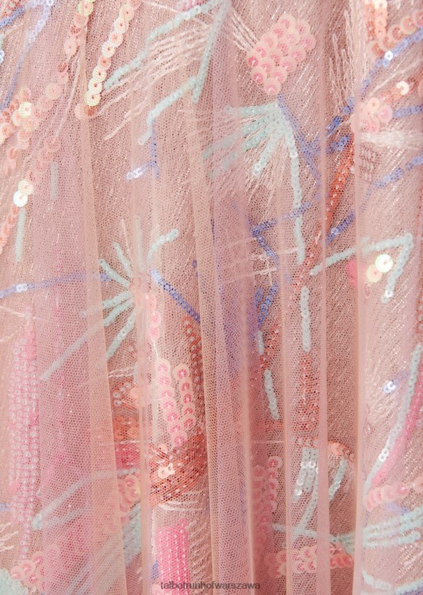 Talbot Runhof odzież zieleń piany morskiej kobiety spódnica midi hessa11 0RPB2J347