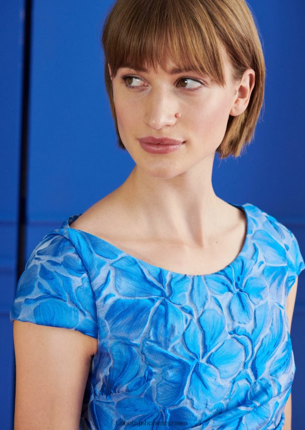 Talbot Runhof odzież Królewski niebieski kobiety sukienka midi homey1 0RPB2J133